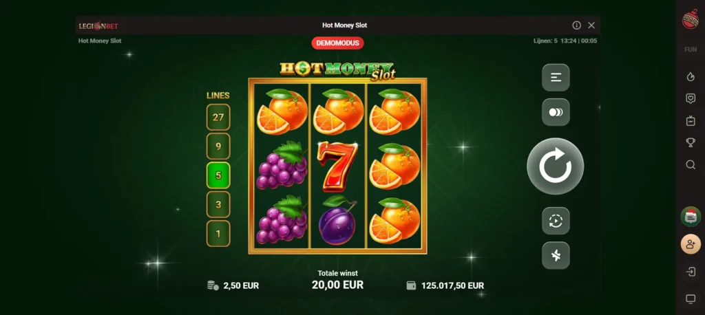 LegionBet spellen Hot Money Slot