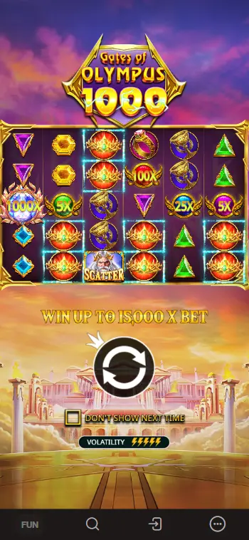 Mobiel Gates of Olympus 1000 