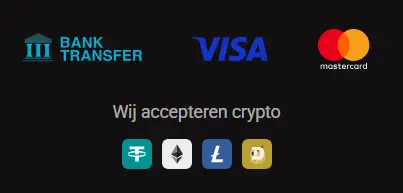 LegionBet betaalmethoden